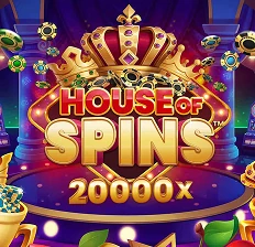 House of Spins bonusspill med hjul og premier i FridayCasino